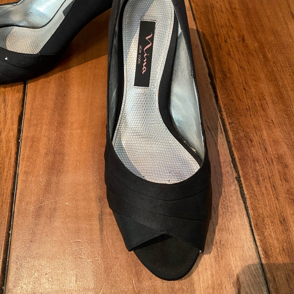 Nina black heels